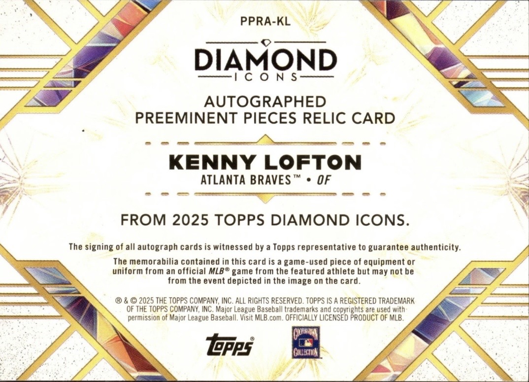 Back of Card