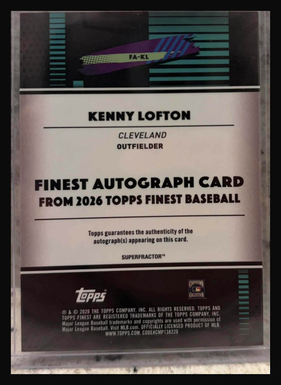 Back of Card