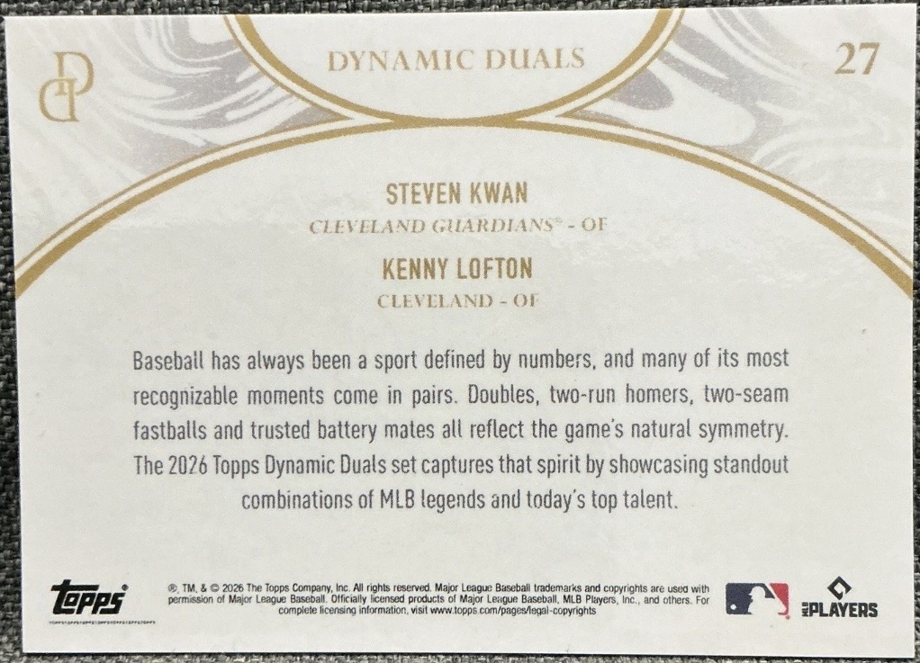 Back of Card