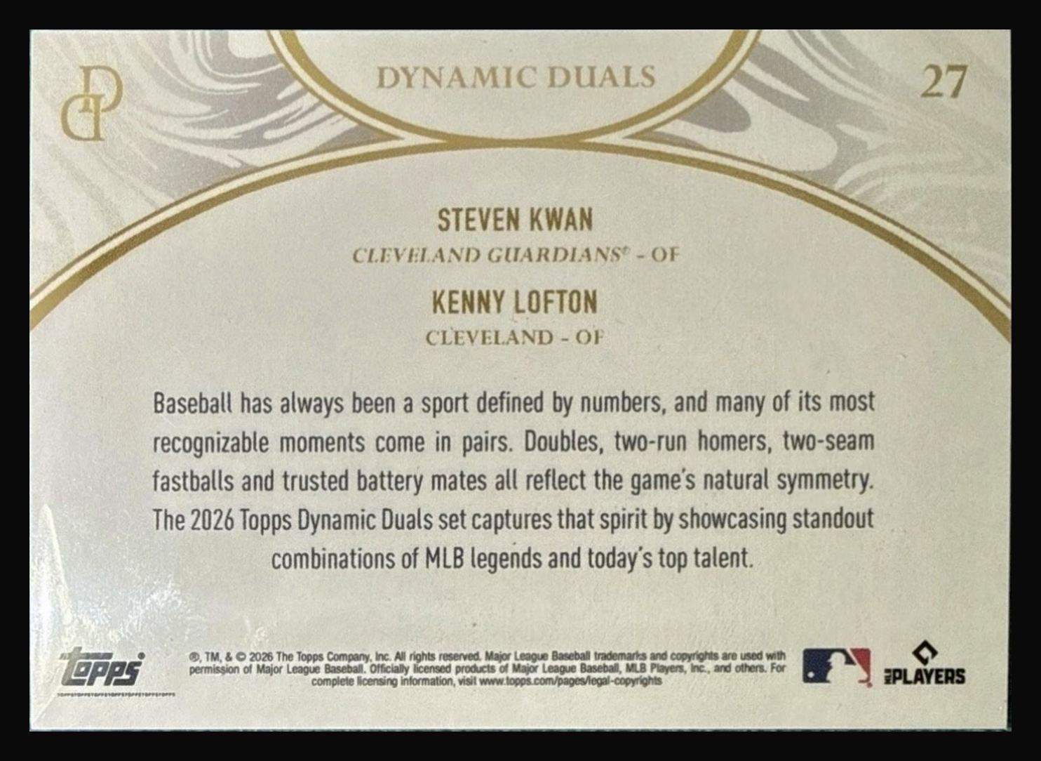 Back of Card