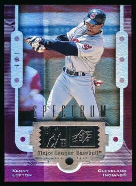 1999 SPx Finite Spectrum #34 Kenny Lofton