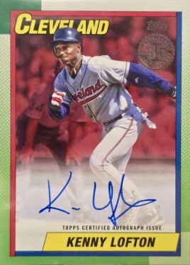 2025 Topps '90 Topps Autographs Red #90A-KL Kenny Lofton /5