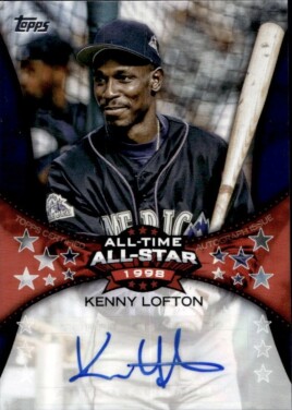 2023 Topps All-Time All-Stars Autographs Blue #ASA-KL Kenny Lofton /5