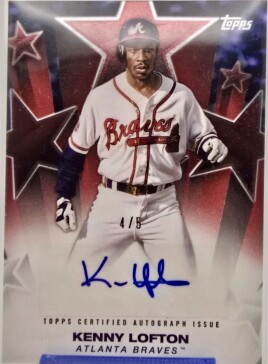 2025 Topps Series 2 Baseball Stars Autographs Red # BSA2-KL Kenny Lofton /5