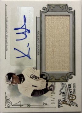 2025 Topps Allen and Ginter Autograph Relics #AGARKL Kenny Lofton/10