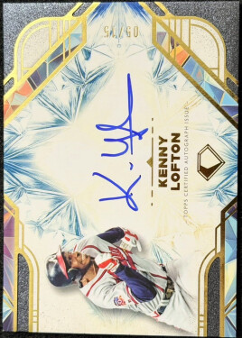 2025 Topps Diamond Icons Diamond Icons Autographs Blue #DIAKL Kenny Lofton /15
