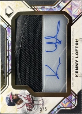 2025 Topps Diamond Icons Preeminent Pieces Autographs Red #PPRAKL Kenny Lofton /5