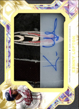 2025 Topps Diamond Icons Preeminent Relics Gold #PPRKL Kenny Lofton /1