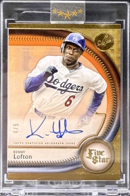 2025 Topps Five Star Autographs Orange #FSAKL Kenny Lofton /5