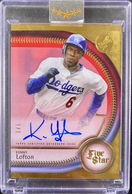 2025 Topps Five Star Autographs Red #FSAKL Kenny Lofton /1