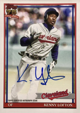 2026 Topps '91 Topps Autographs #91AKL Kenny Lofton