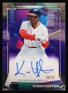 2026 Finest Autographs Purple Refractors #FAKL Kenny Lofton /75
