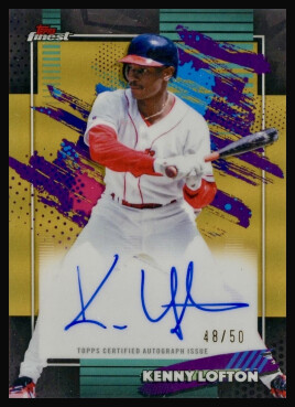 2026 Finest Autographs Gold Refractors #FAKL Kenny Lofton /50