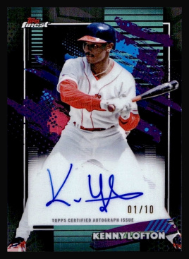 2026 Finest Autographs Black Refractors #FAKL Kenny Lofton /10