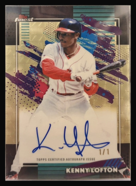 2026 Finest Autographs Superfractors #FAKL Kenny Lofton /1