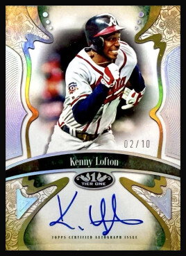 2026 Topps Tier One Connoisseurs Autographs Holo Silver Foil #CAKL Kenny Lofton /10