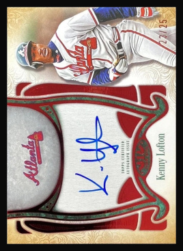 2026 Topps Tier One Top Shelf Signatures Red Foil #TSSKL Kenny Lofton /25